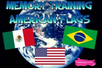 MEMORY TRAINING. AMERICAN FLAGS img